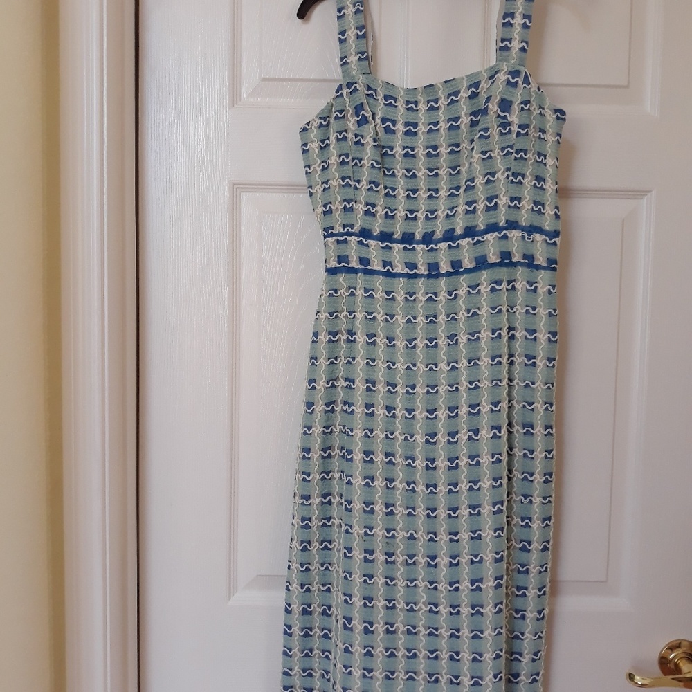Tory burch summer multi color dress